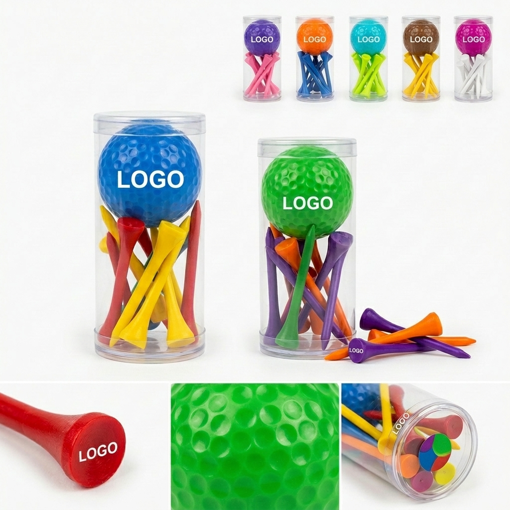 Personalized Golf Ball & Tee Combo Set