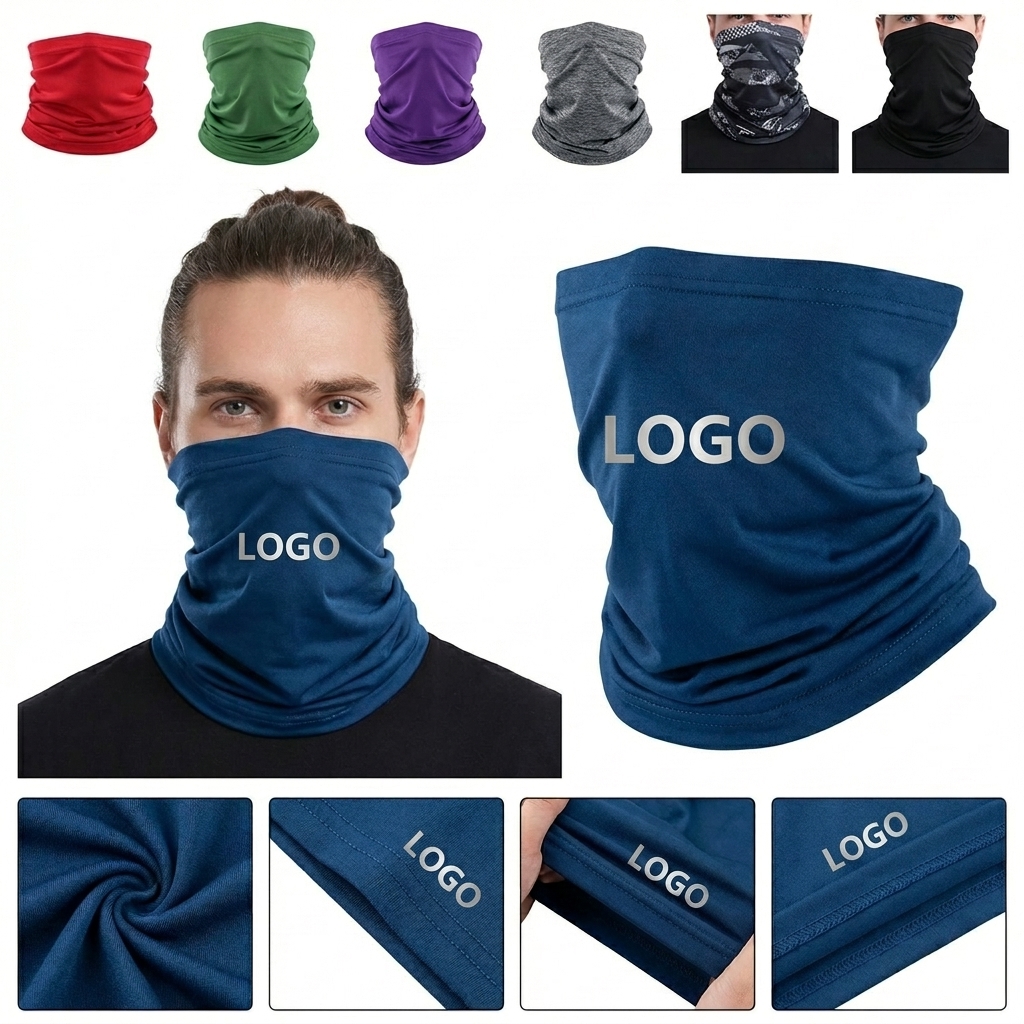 All-Weather Tubular Neck Gaiter & Headband for Hiking & Travel