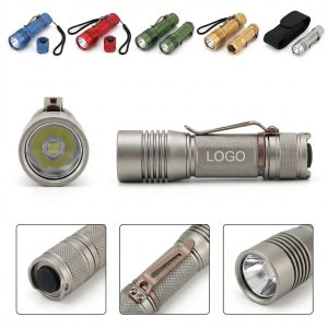 IPX6 Water-Resistant Fixed-Focus Pocket Flashlight