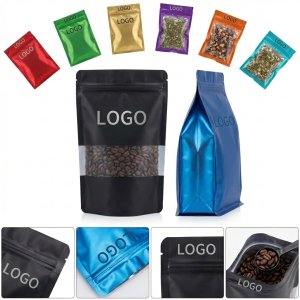Premium Metallic Finish Storage Pouches with Adhesive Seal