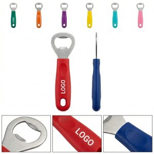 ChromaGrip Plastic Bottle Opener - Multi-Color Cap Lifter