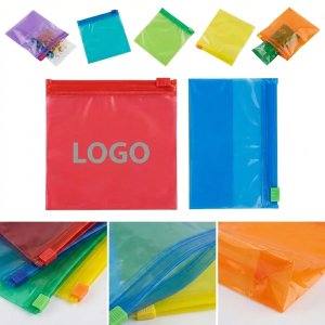 Transparent PVC Zip Case for Secure Pencil and Eraser Storage