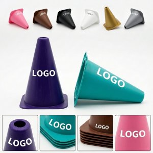 Durable Athletic Field Cones for Soccer, Basketball & Agility Training